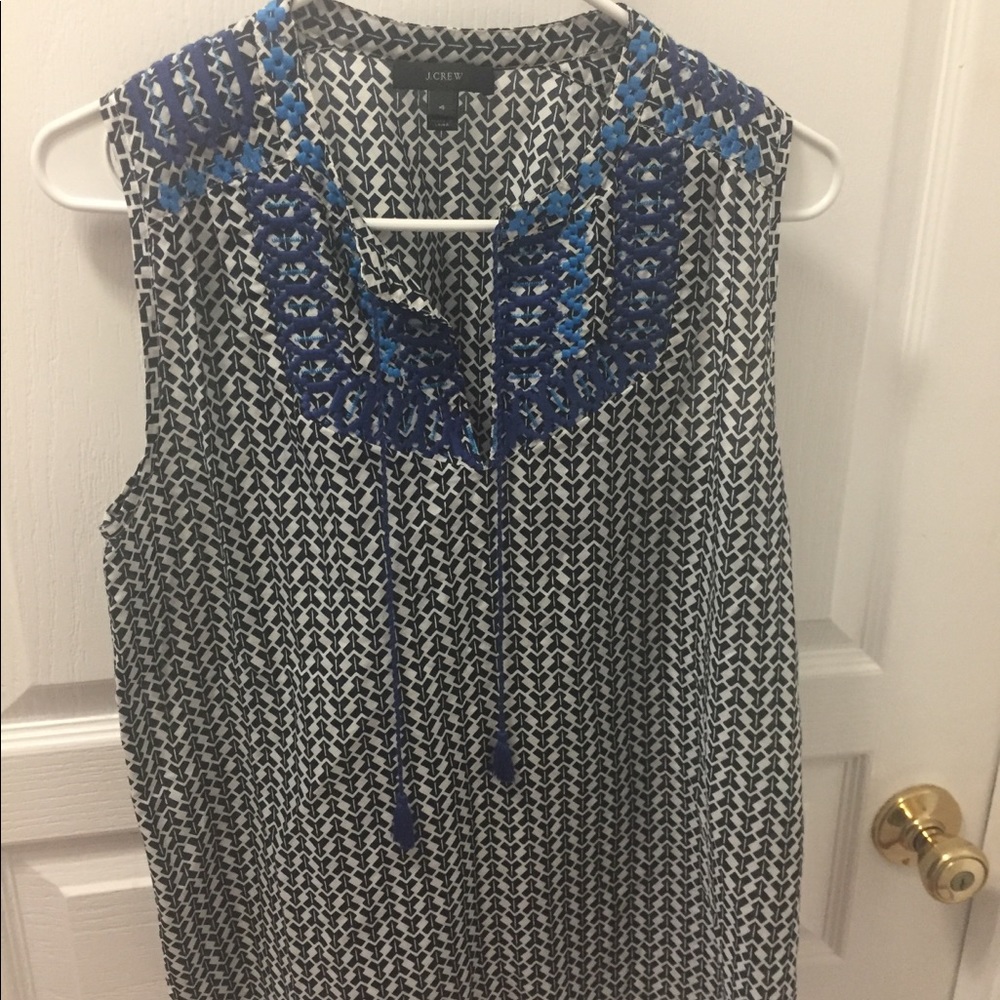 J Crew Peasant Style Top